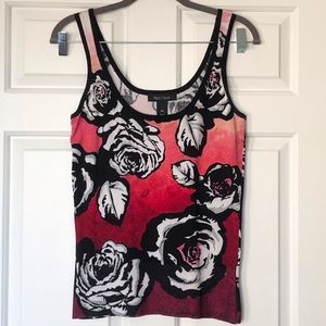 White House Black Market Roses Top